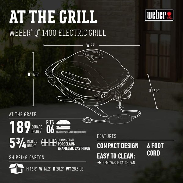 Weber Q 1400 - Electric Grill